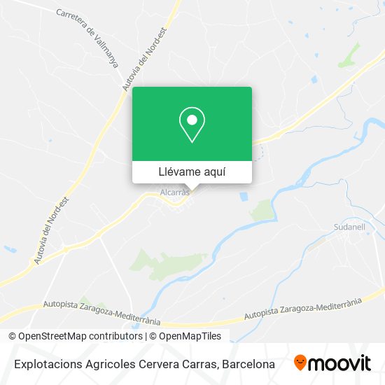 Mapa Explotacions Agricoles Cervera Carras