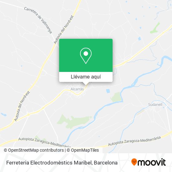Mapa Ferreteria Electrodomèstics Maribel