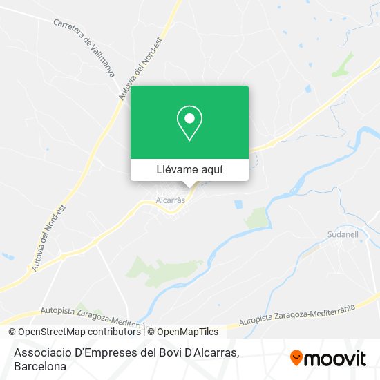 Mapa Associacio D'Empreses del Bovi D'Alcarras