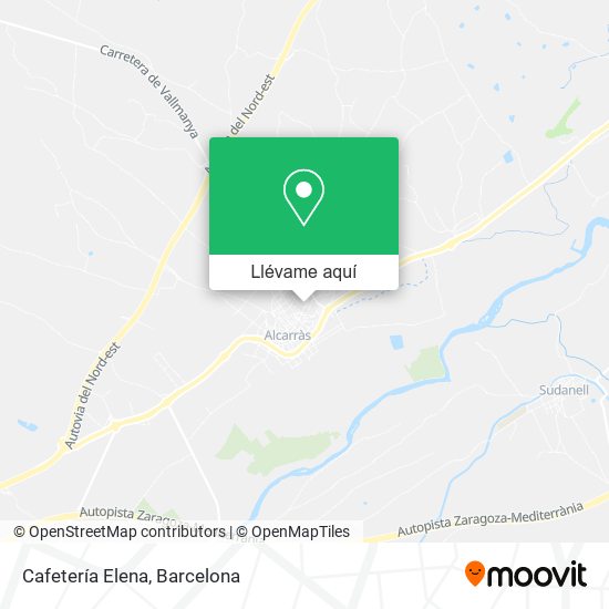 Mapa Cafetería Elena