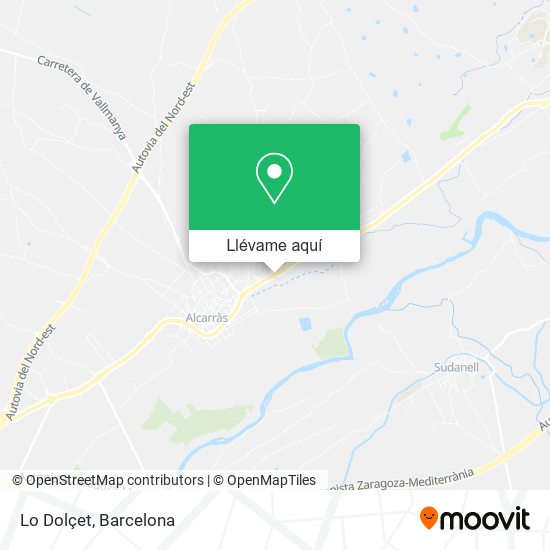 Mapa Lo Dolçet