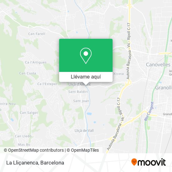 Mapa La Lliçanenca