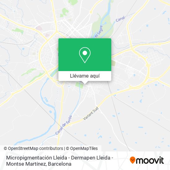 Mapa Micropigmentación Lleida - Dermapen Lleida - Montse Martínez