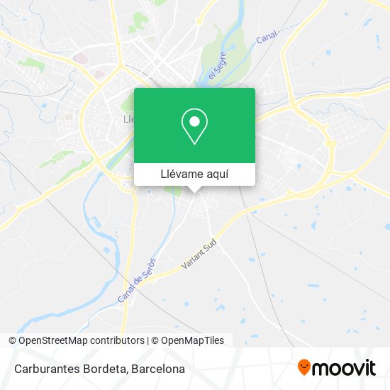 Mapa Carburantes Bordeta