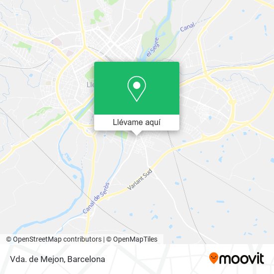 Mapa Vda. de Mejon