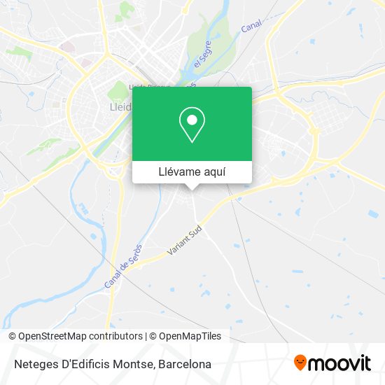 Mapa Neteges D'Edificis Montse