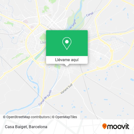 Mapa Casa Baiget