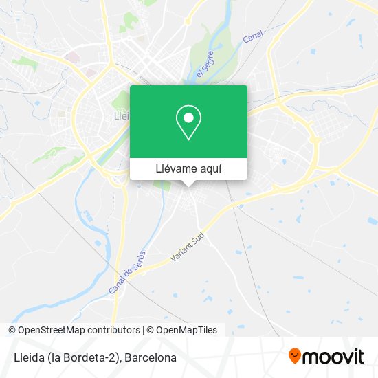 Mapa Lleida (la Bordeta-2)