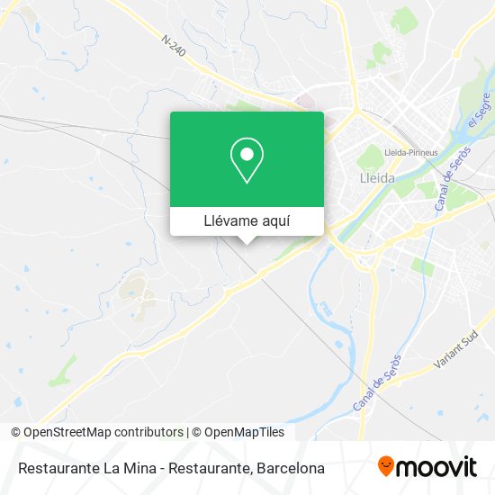 Mapa Restaurante La Mina - Restaurante