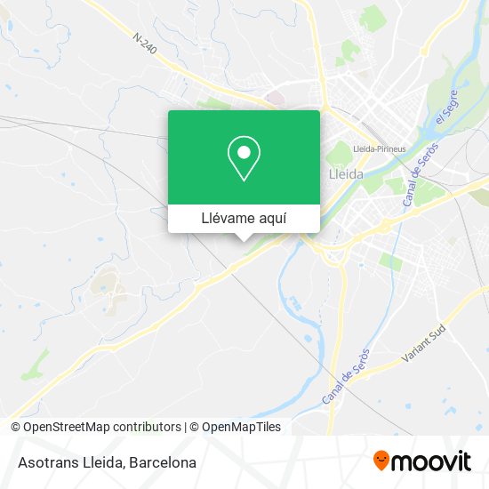 Mapa Asotrans Lleida