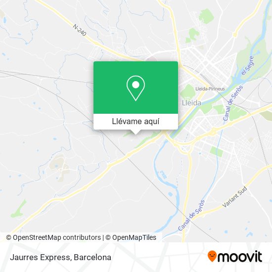 Mapa Jaurres Express