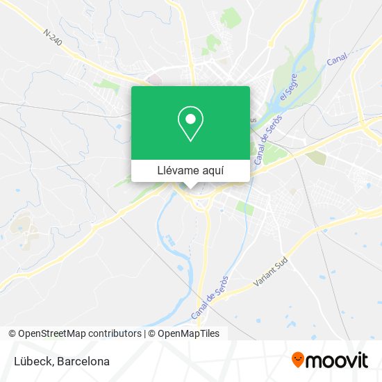 Mapa Lübeck