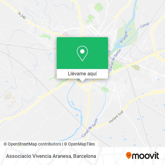 Mapa Associacio Vivencia Aranesa