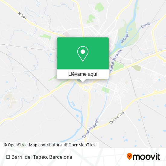 Mapa El Barril del Tapeo