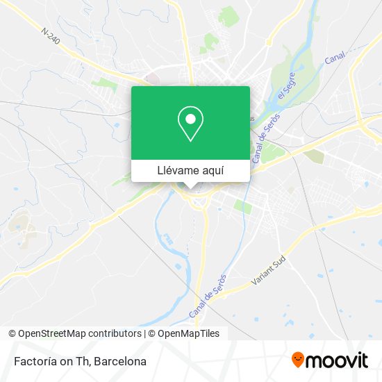 Mapa Factoría on Th