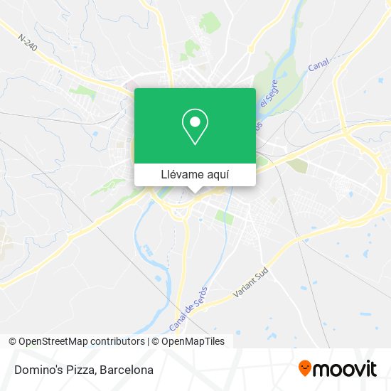 Mapa Domino's Pizza