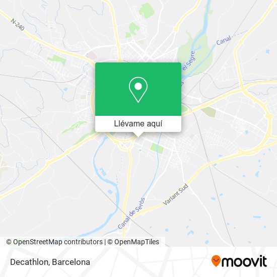Mapa Decathlon