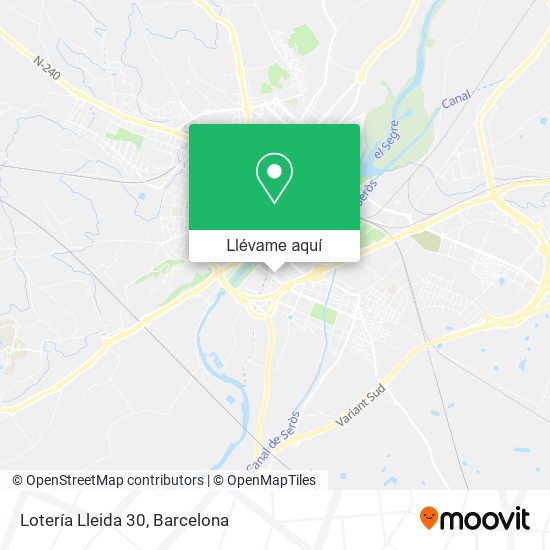 Mapa Lotería Lleida 30