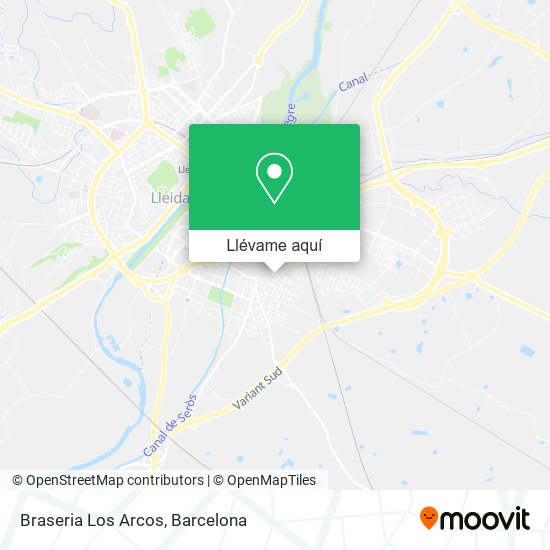 Mapa Braseria Los Arcos