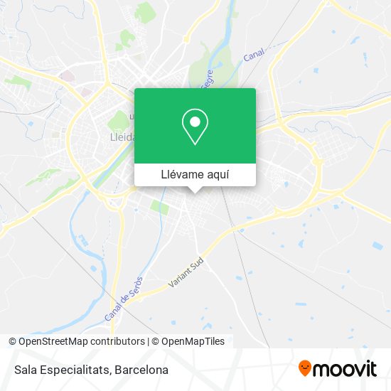 Mapa Sala Especialitats