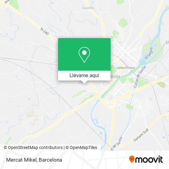 Mapa Mercat Mikel