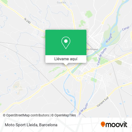 Mapa Moto Sport Lleida