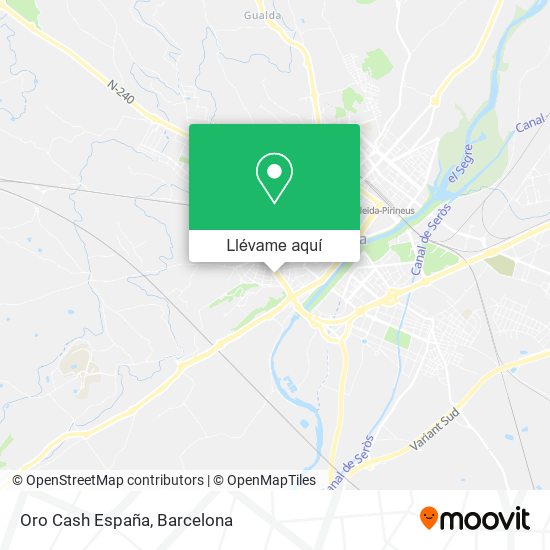 Mapa Oro Cash España
