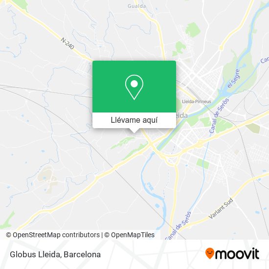 Mapa Globus Lleida
