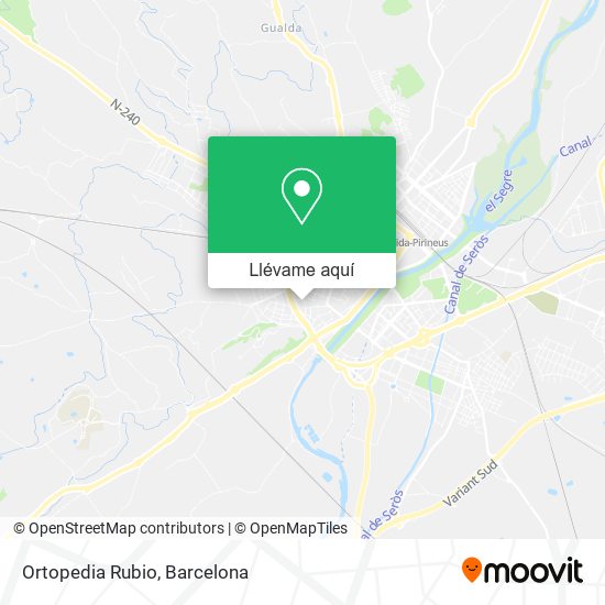 Mapa Ortopedia Rubio