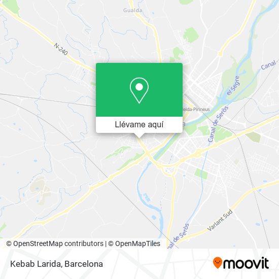 Mapa Kebab Larida