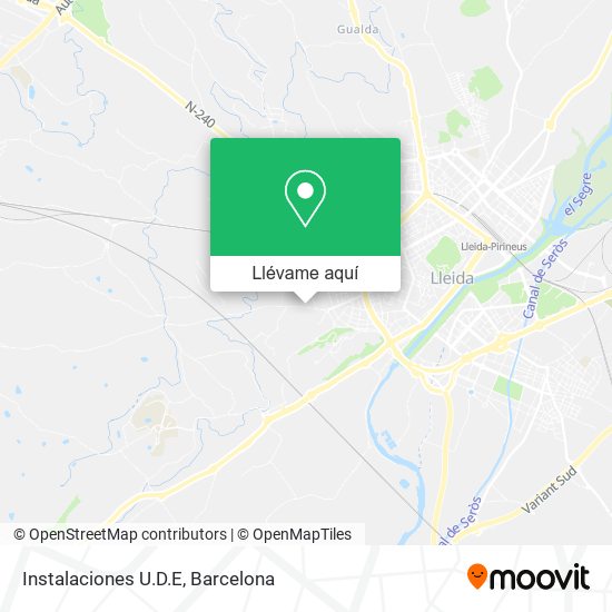 Mapa Instalaciones U.D.E