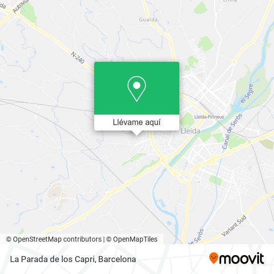 Mapa La Parada de los Capri