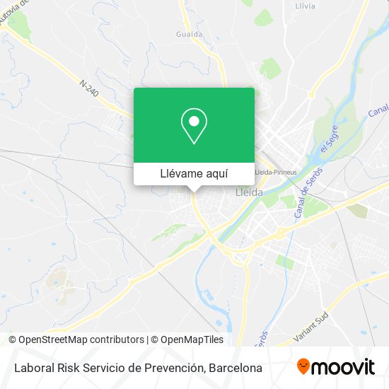 Mapa Laboral Risk Servicio de Prevención