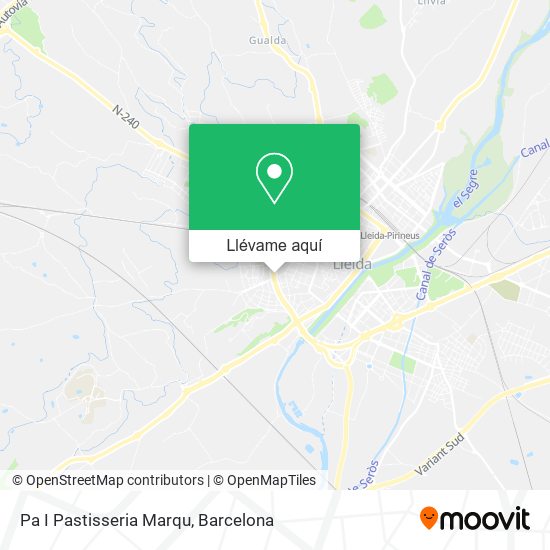 Mapa Pa I Pastisseria Marqu