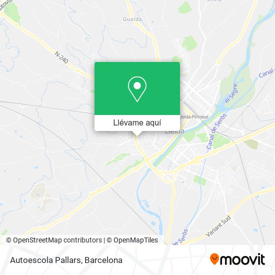 Mapa Autoescola Pallars