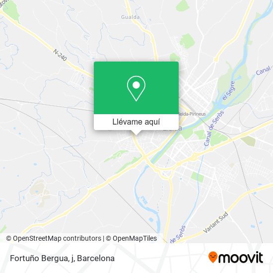 Mapa Fortuño Bergua, j