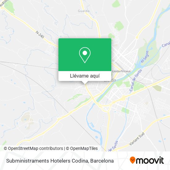 Mapa Subministraments Hotelers Codina