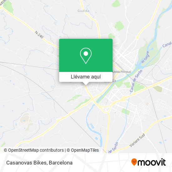 Mapa Casanovas Bikes