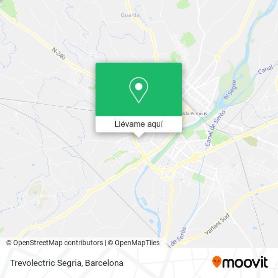 Mapa Trevolectric Segria