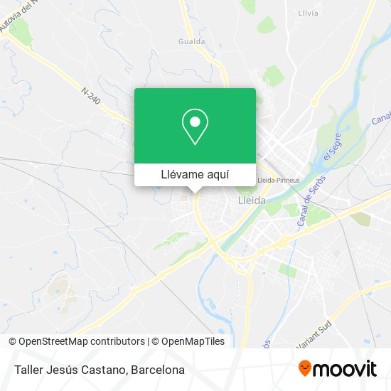 Mapa Taller Jesús Castano