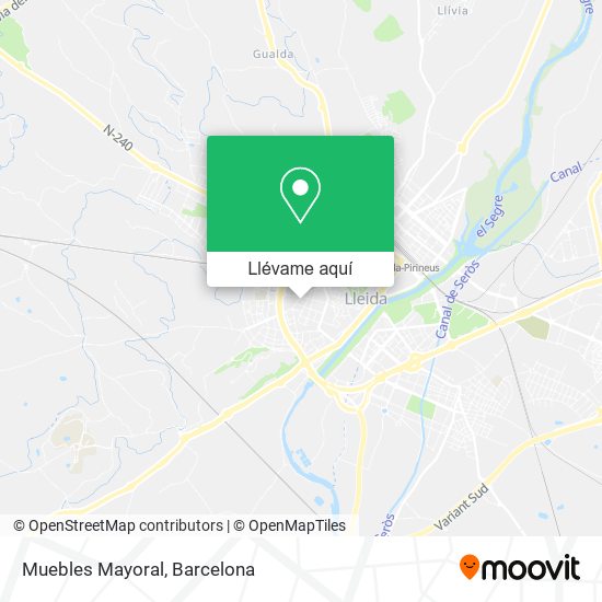 Mapa Muebles Mayoral