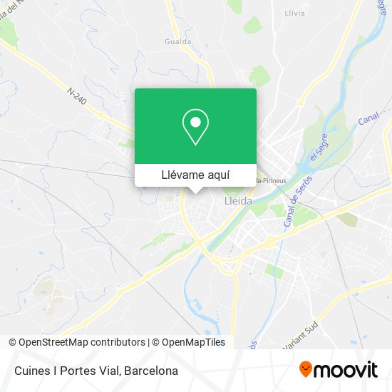 Mapa Cuines I Portes Vial