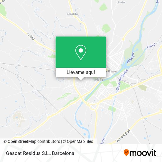Mapa Gescat Residus S.L.