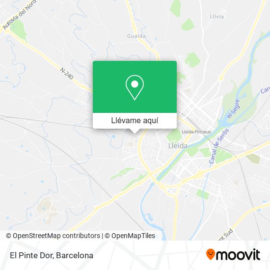 Mapa El Pinte Dor