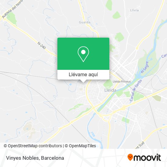 Mapa Vinyes Nobles