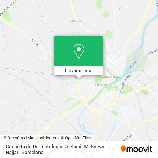 Mapa Consulta de Dermatología Dr. Samir M. Sarwat Najjari