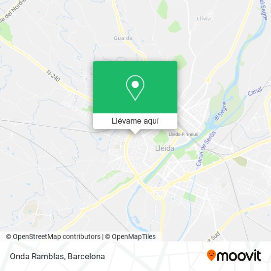 Mapa Onda Ramblas