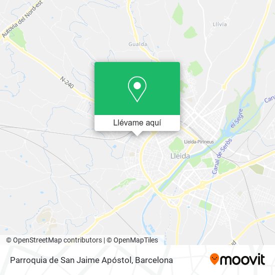 Mapa Parroquia de San Jaime Apóstol