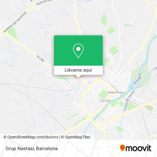 Mapa Grup Nastasi