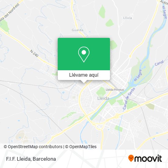 Mapa F.I.F. Lleida